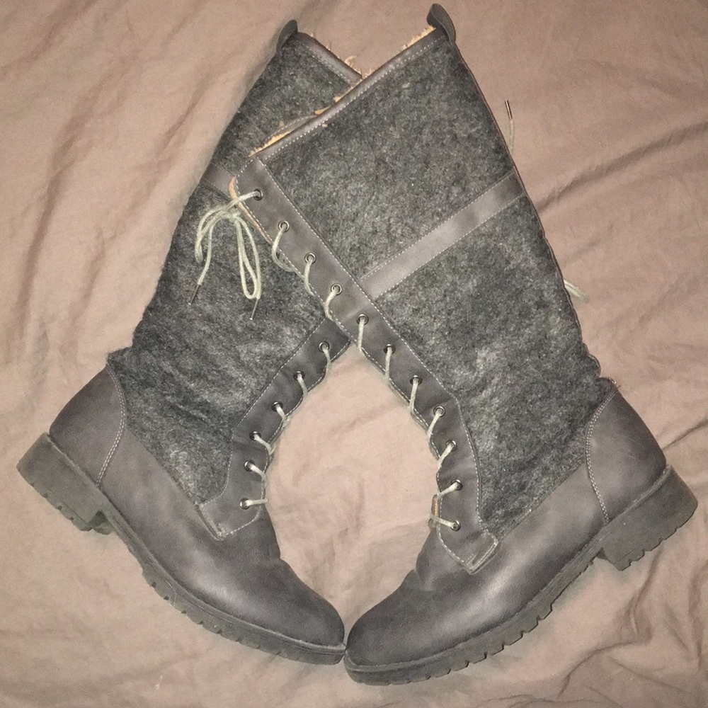 Collection by Carrini faux fur lined boots.